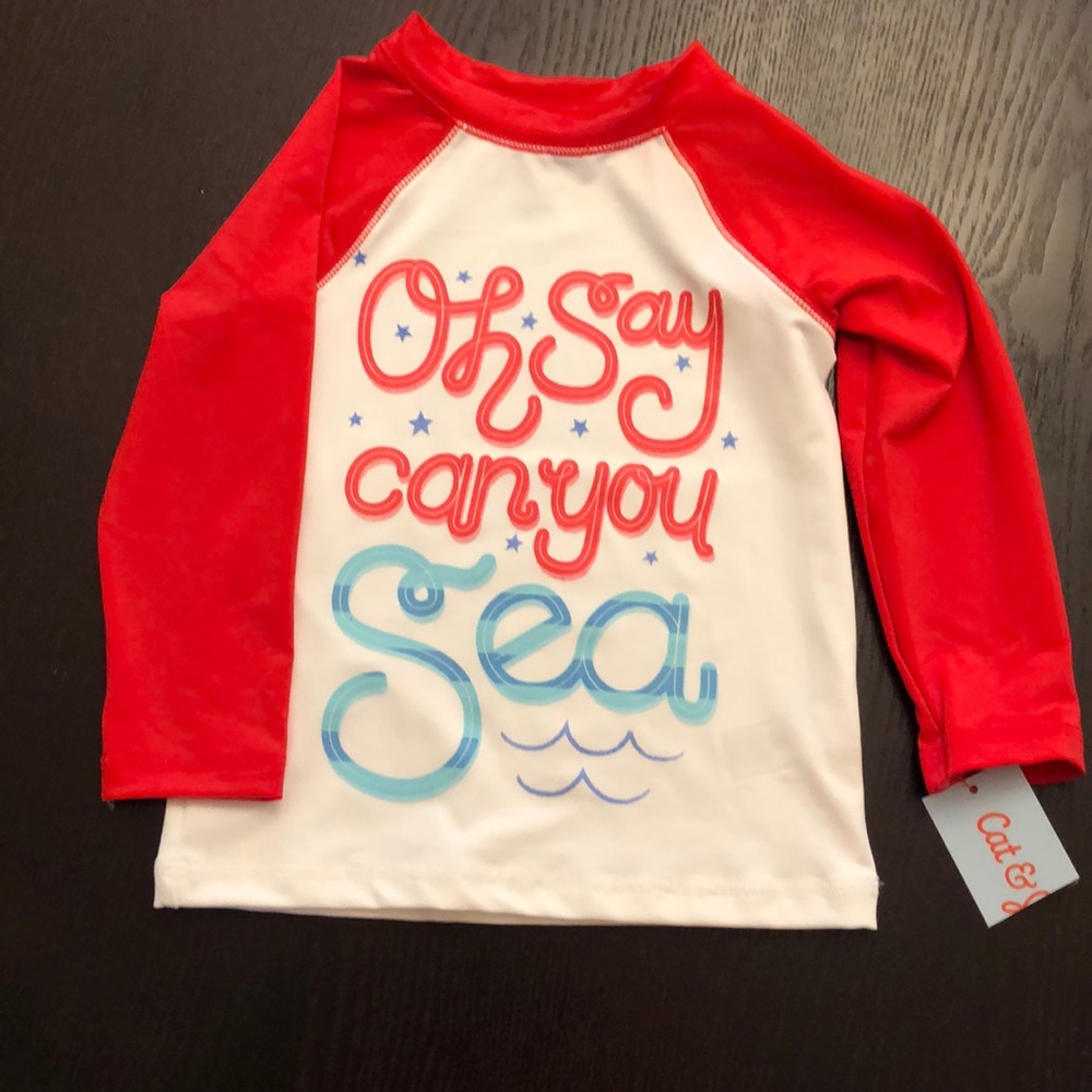 New! Cat & Jack Rash Guards SPF 50
